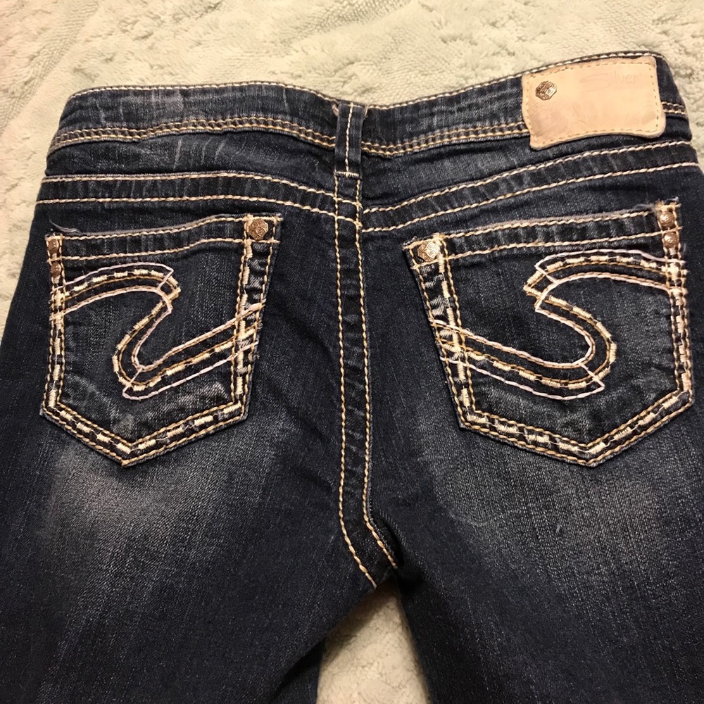 Silver jeans